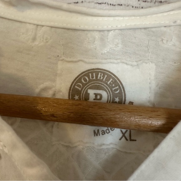 Double D Ranch White Ruffle Ranch Long Sleeve Top - Picture 6 of 8